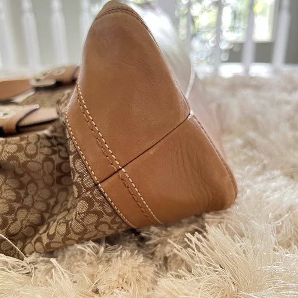 Coach vintage double strap bag/purse/tote - Picture 10 of 13